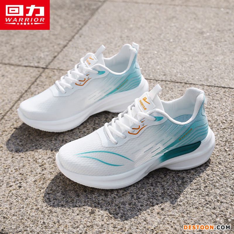 回力男鞋春季百搭运动鞋男2026新款休闲鞋男士跑步鞋软底减震鞋子男潮 白雾霾蓝 42 (260mm) 男码